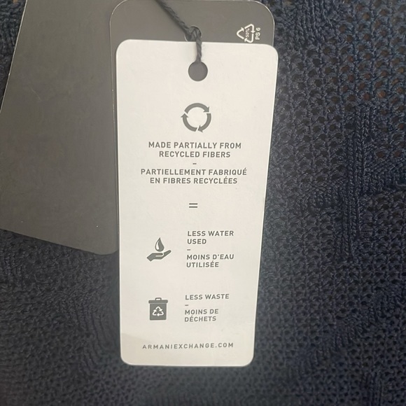 NWT Armani Exchange bell sleeve cardigan women’s medium luxurious loungewear - Picture 7 of 9